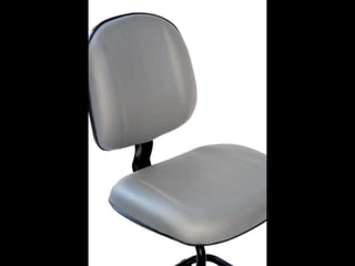 Cadeira Fixa Escritório Atenas - cinza corano