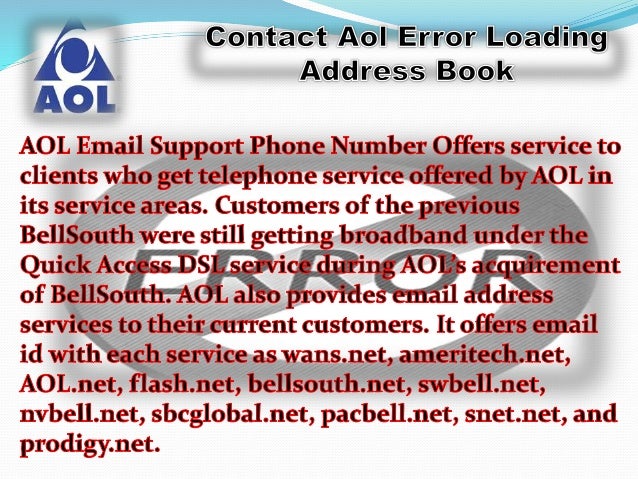 1-844-239-5111 Fix Aol Error Loading Address Book