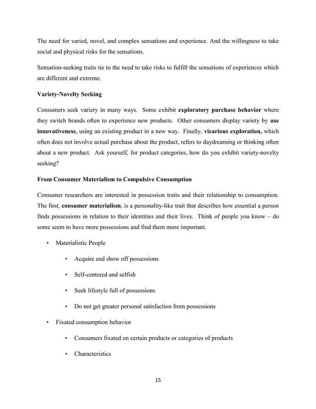 Fixated consumption behavior final