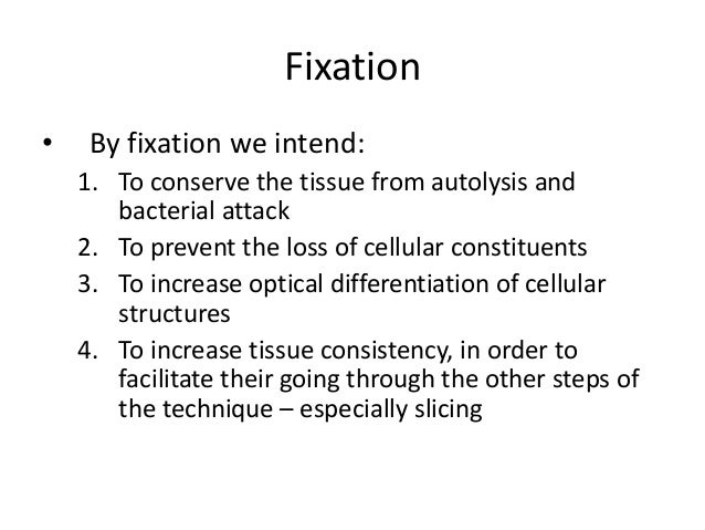 Fixation