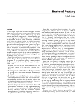 Comprehensive Guide to Tissue Fixation and Processing in Histology | PDF