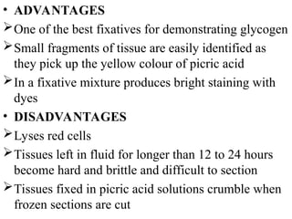 FIXATION AND FIXATIVES. Types and functions.ppt