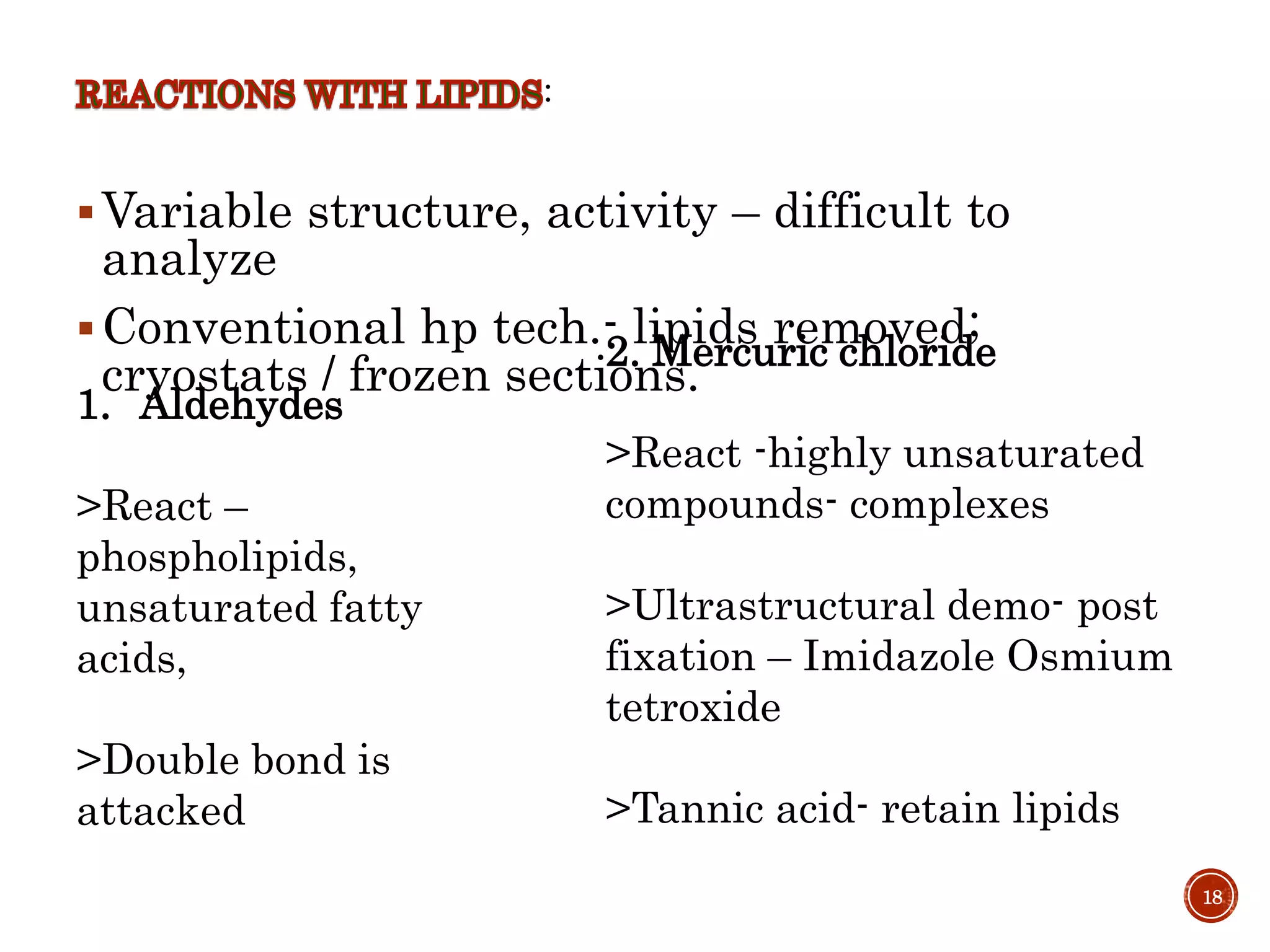 Fixation & fixatives in histopathology, dr naveen reddy PPT