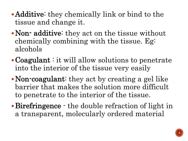 Fixation & fixatives in histopathology, dr naveen reddy | PPTX