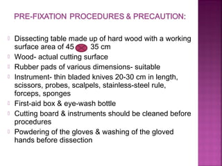 Fixative Dissection Fixatives | PPT