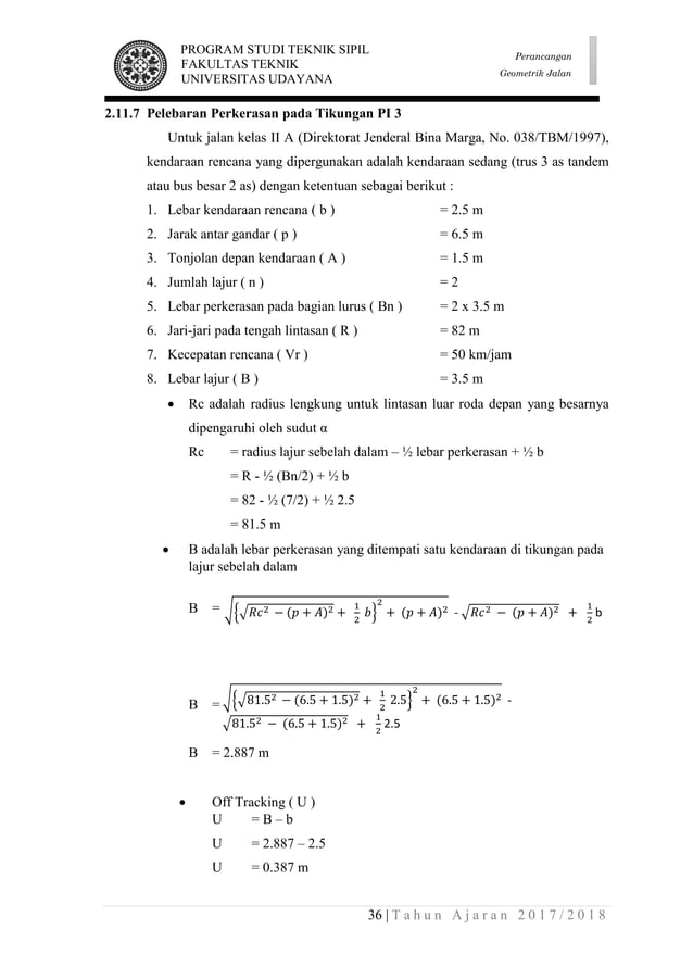 Perancangan Geometrik Jalan Pdf
