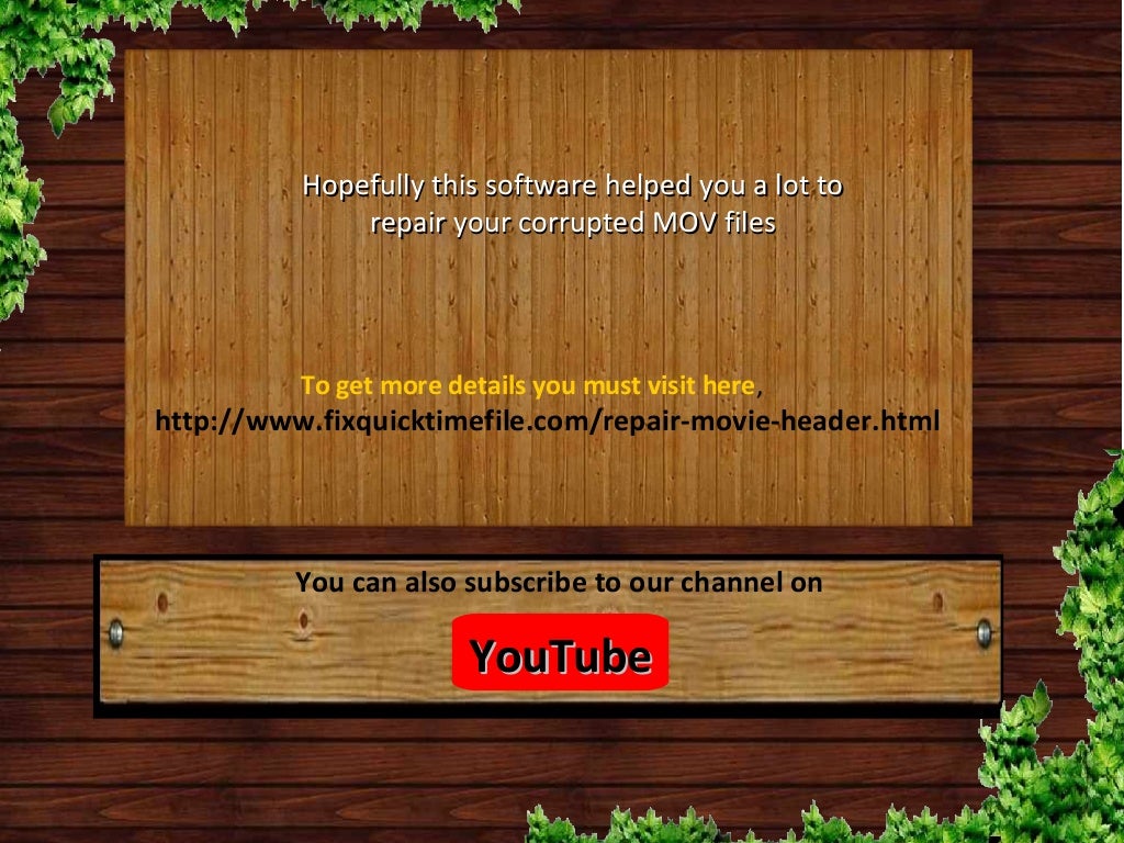 How to Fix Broken Header on Quicktime MOV Files without Failure?