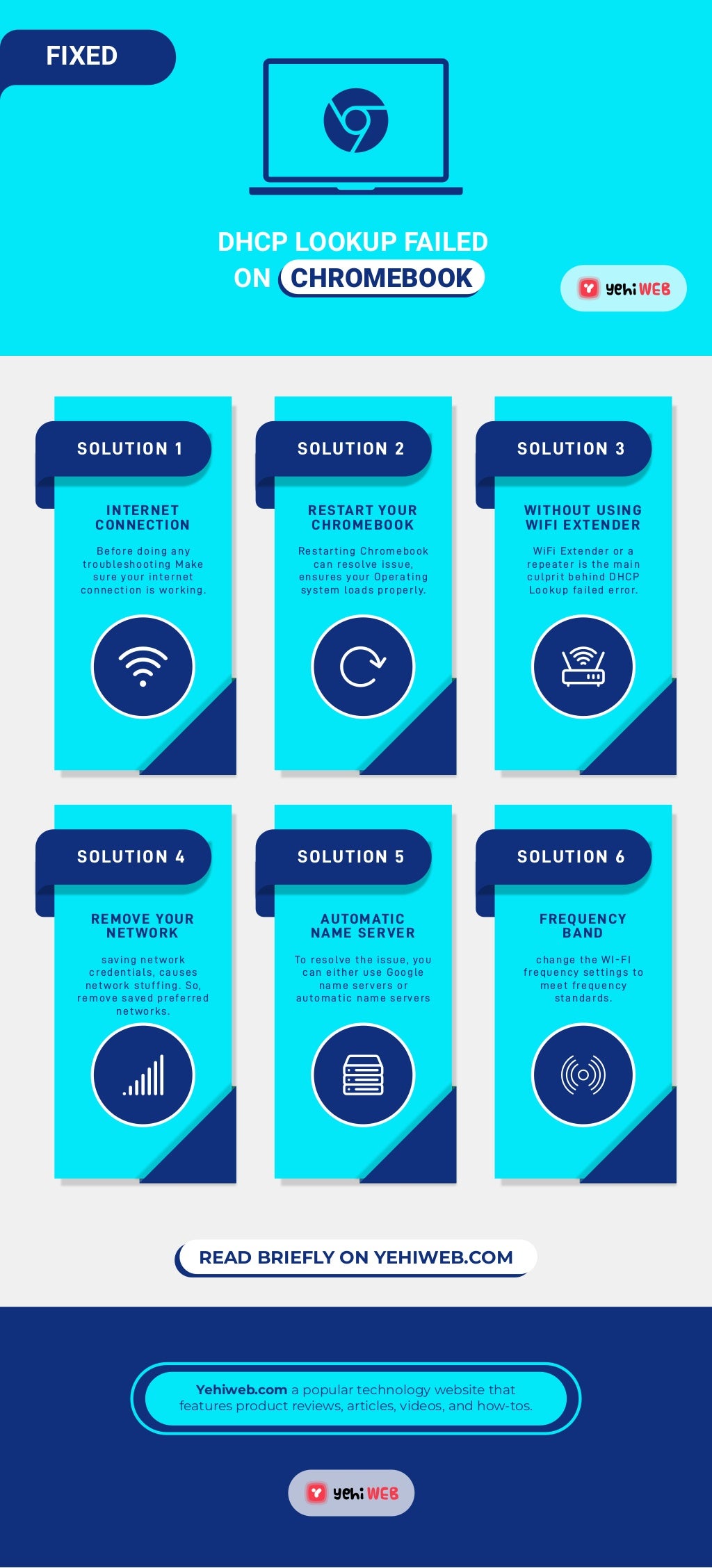Fix: DHCP Lookup Failed on Chromebook