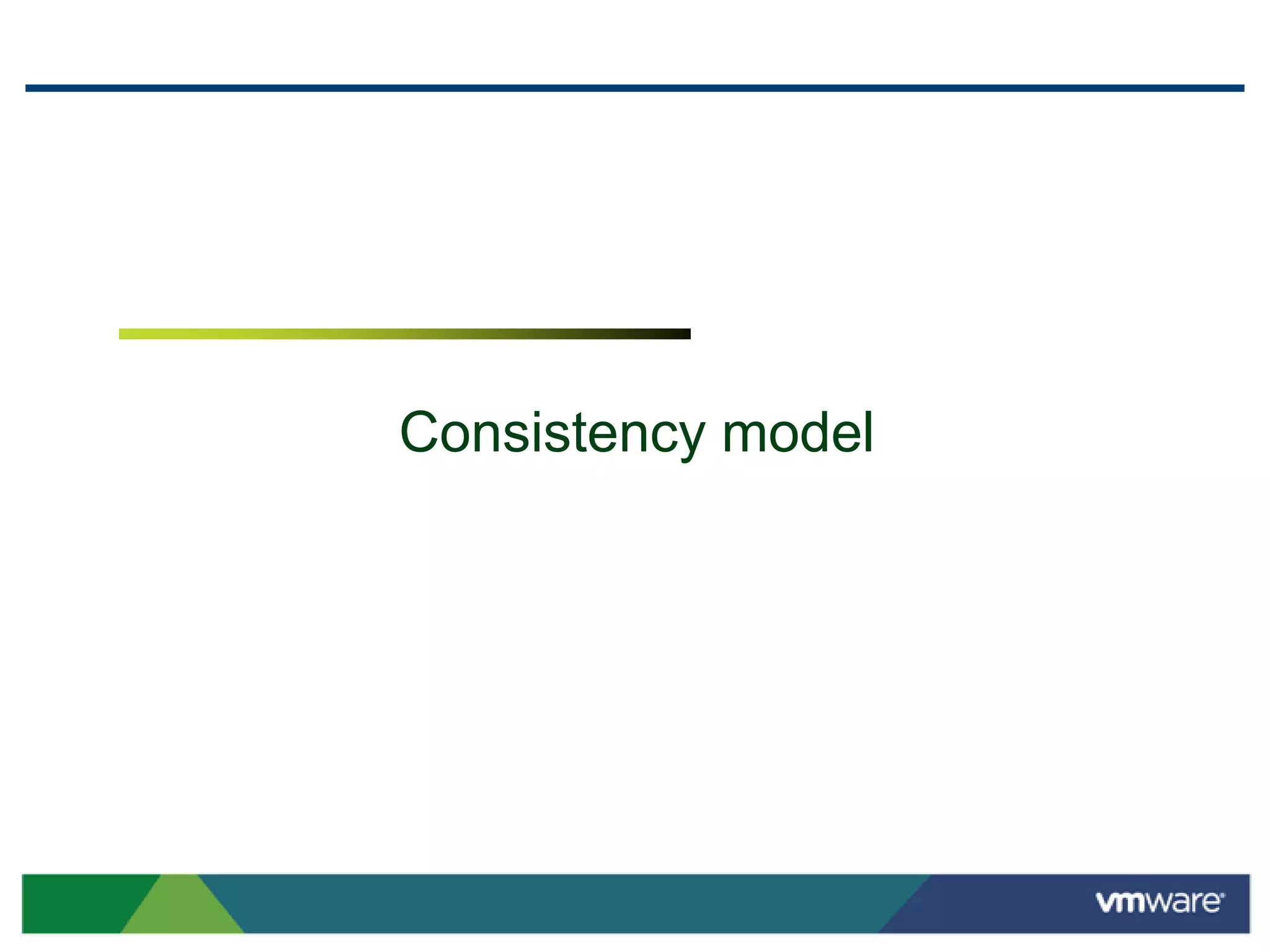 Consistency model
 