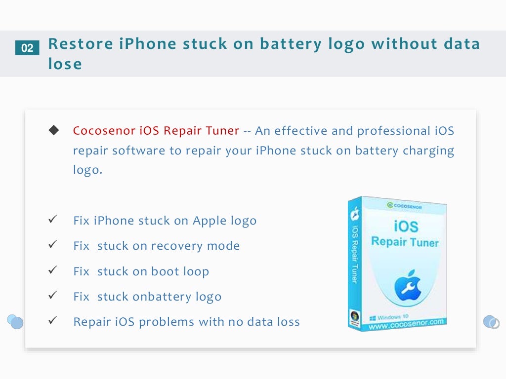 Fixed iPhone Stuck on Battery Charging Logo