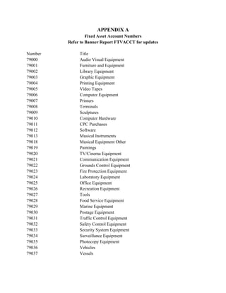 Machine Asset Numbers Fixed asset report | PDF