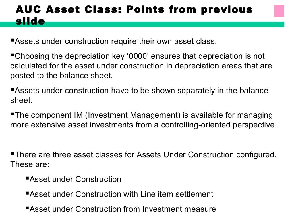 SAP - FIXED ASSETS ACCOUNTING