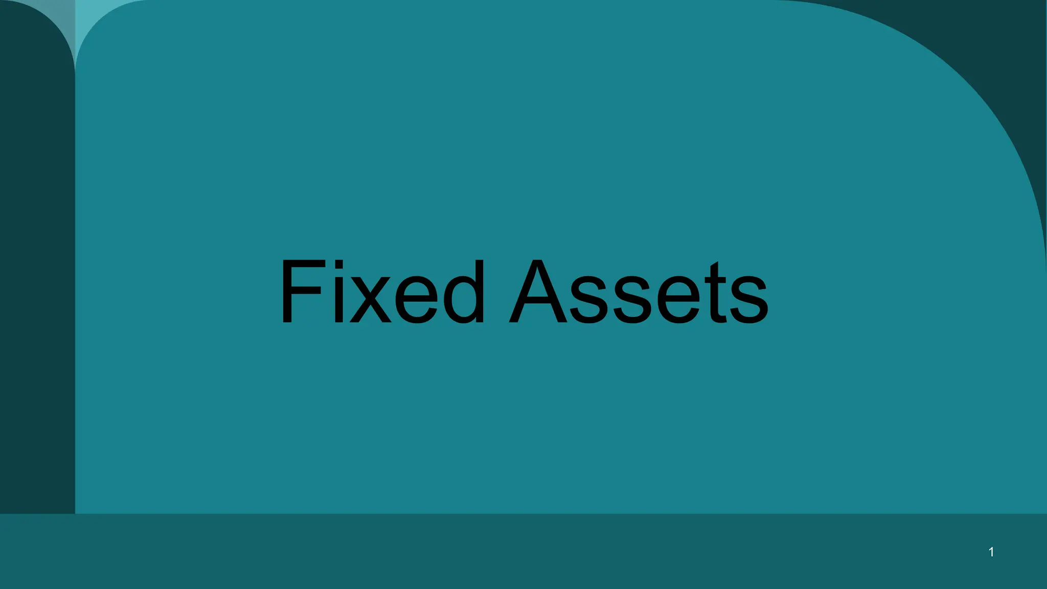 Overview to the Oracle Fixed Assets Module PPT