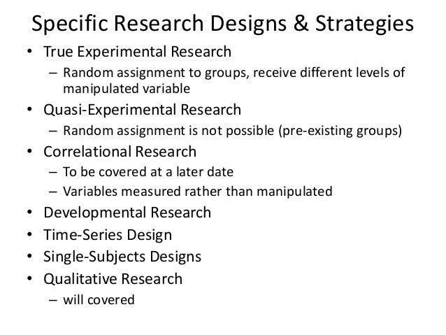 Fixed Designs for Psychological Research