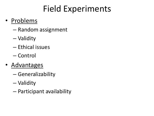 Random sampling vs random assignment psychology