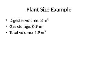 Comprehensive Guide to Fixed Dome Biogas Digester Design and Sizing for ...