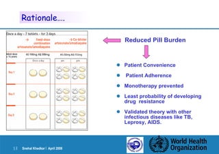 Fdc Medication Fixed Dose Combinations- WHO Meet | PPT