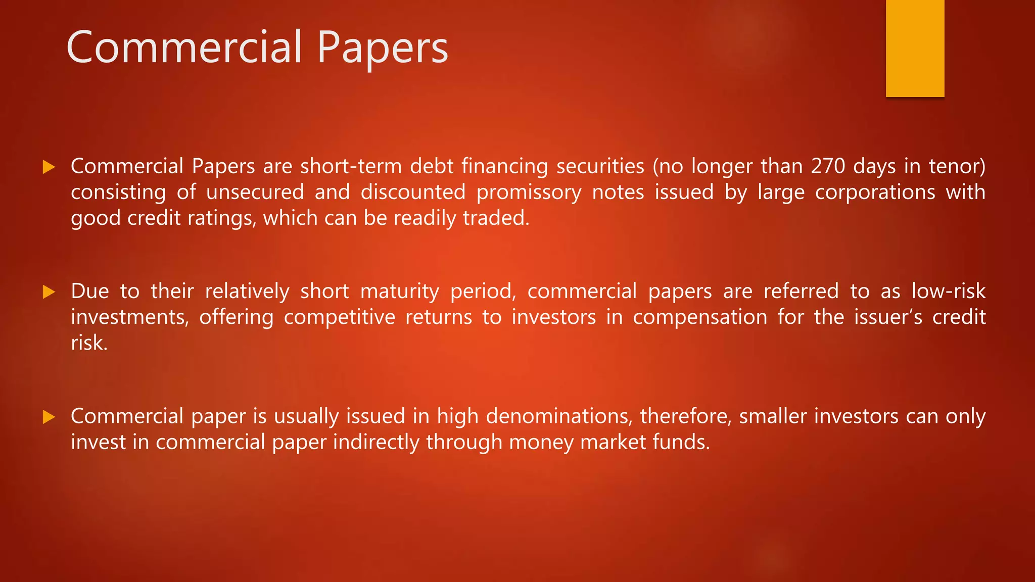 Fixed Income Instruments and Their Behaviours | PPTX