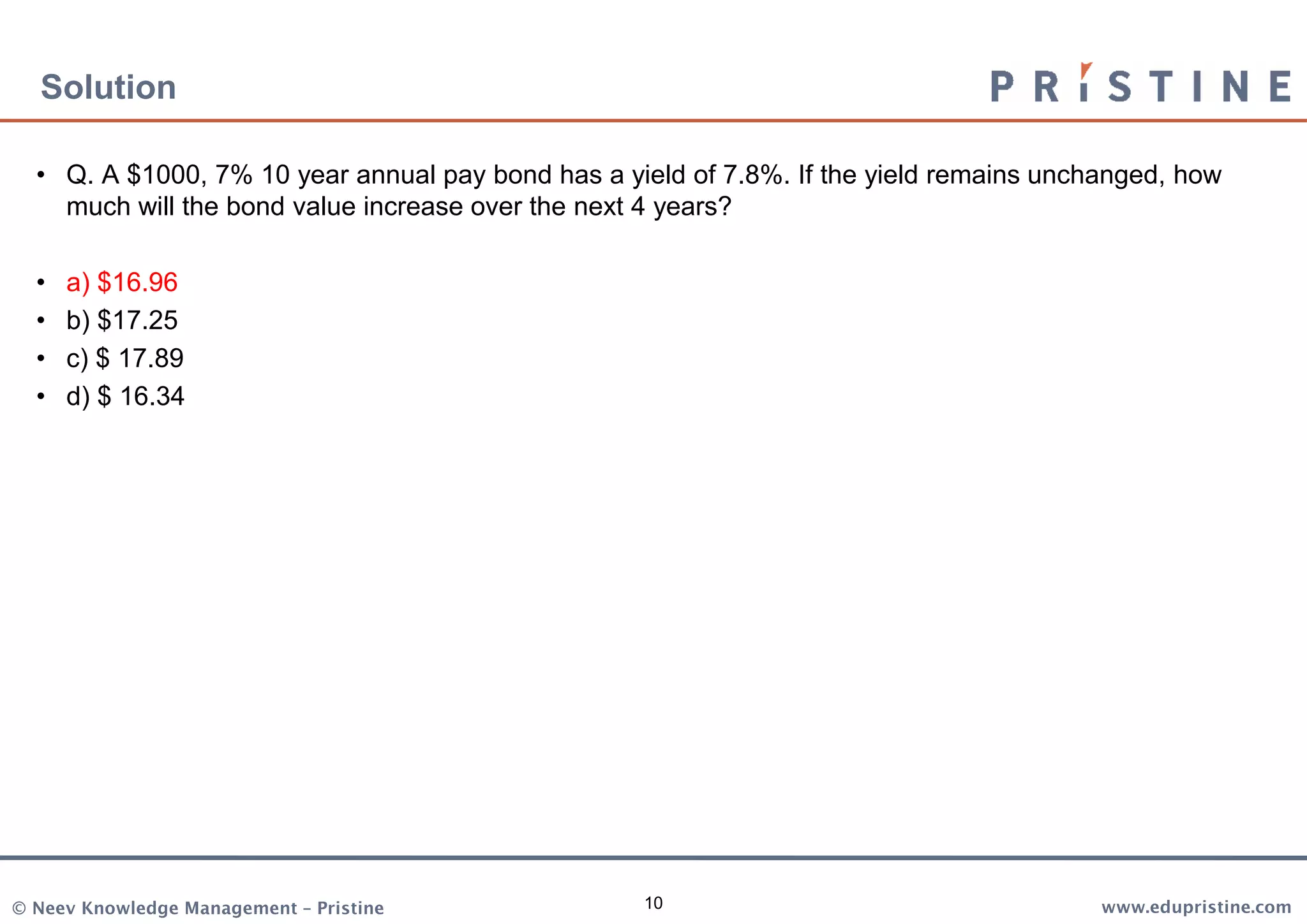 Fixed income securities- Analysis and valuation | PDF