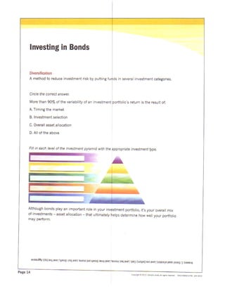Fixed income workbook