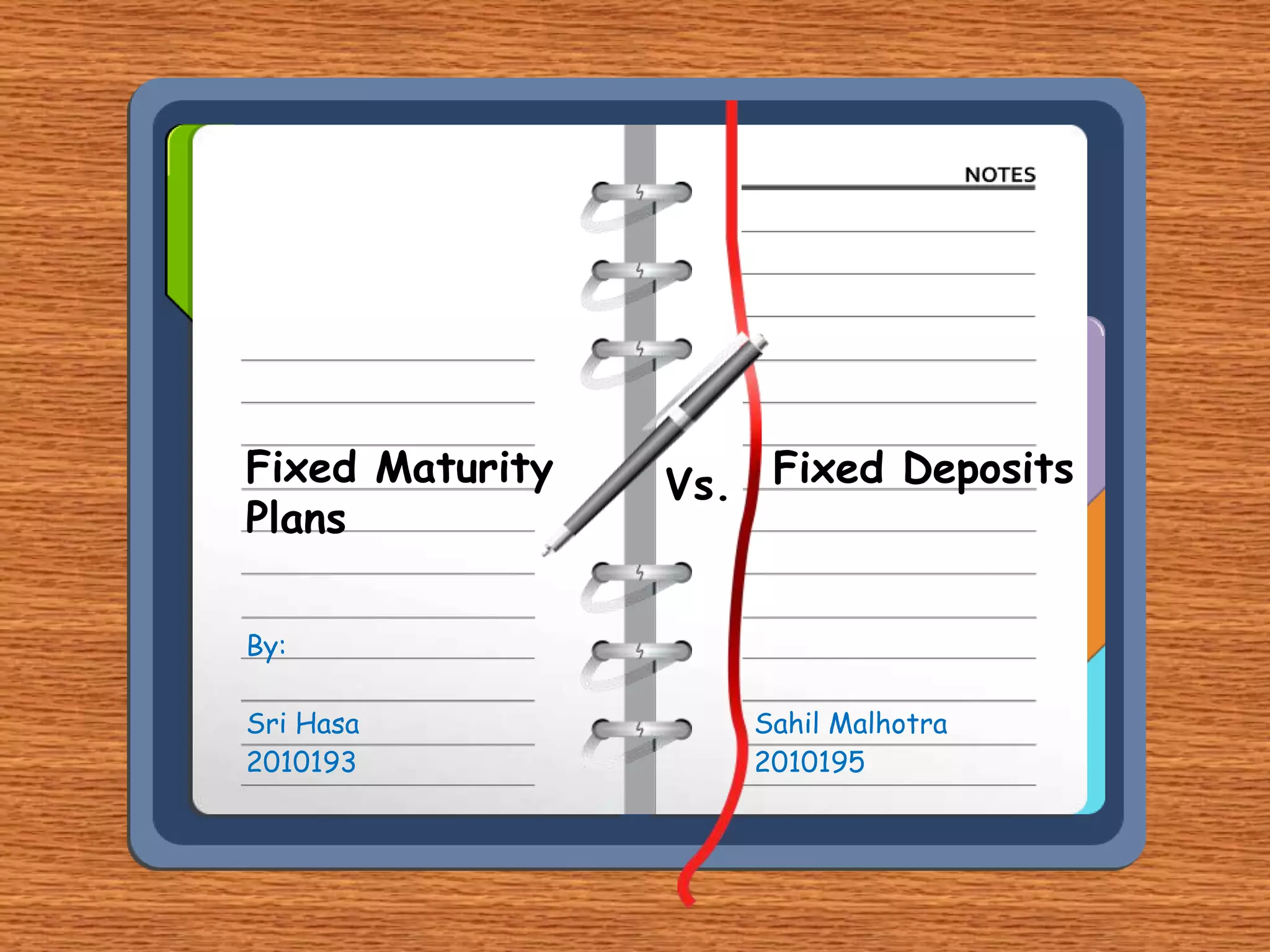 Fixed maturity plans PPT