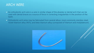 Fixed orthodontic appliances