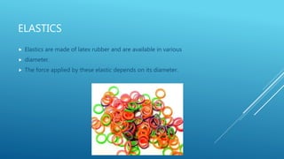 Fixed orthodontic appliances