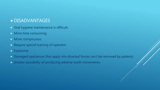 Fixed orthodontic appliances