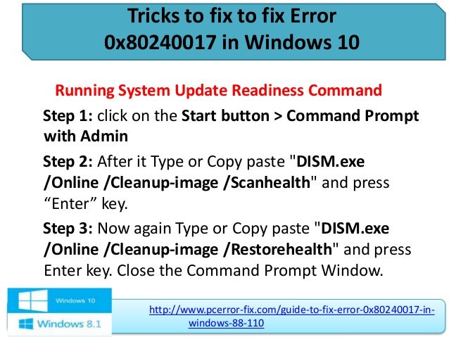 fix error 0x80240017 in windows fix error 0x80240017 in windows
