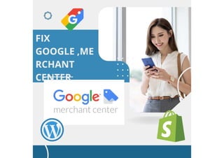 FIX google merchant center | PDF