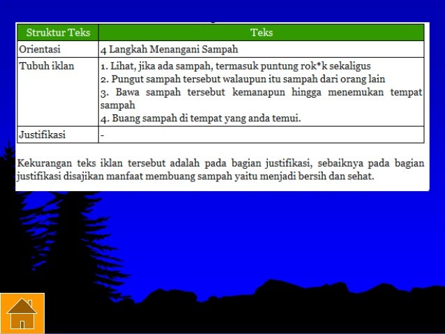 Contoh Struktur Teks Iklan Orientasi Tubuh Iklan Justifikasi