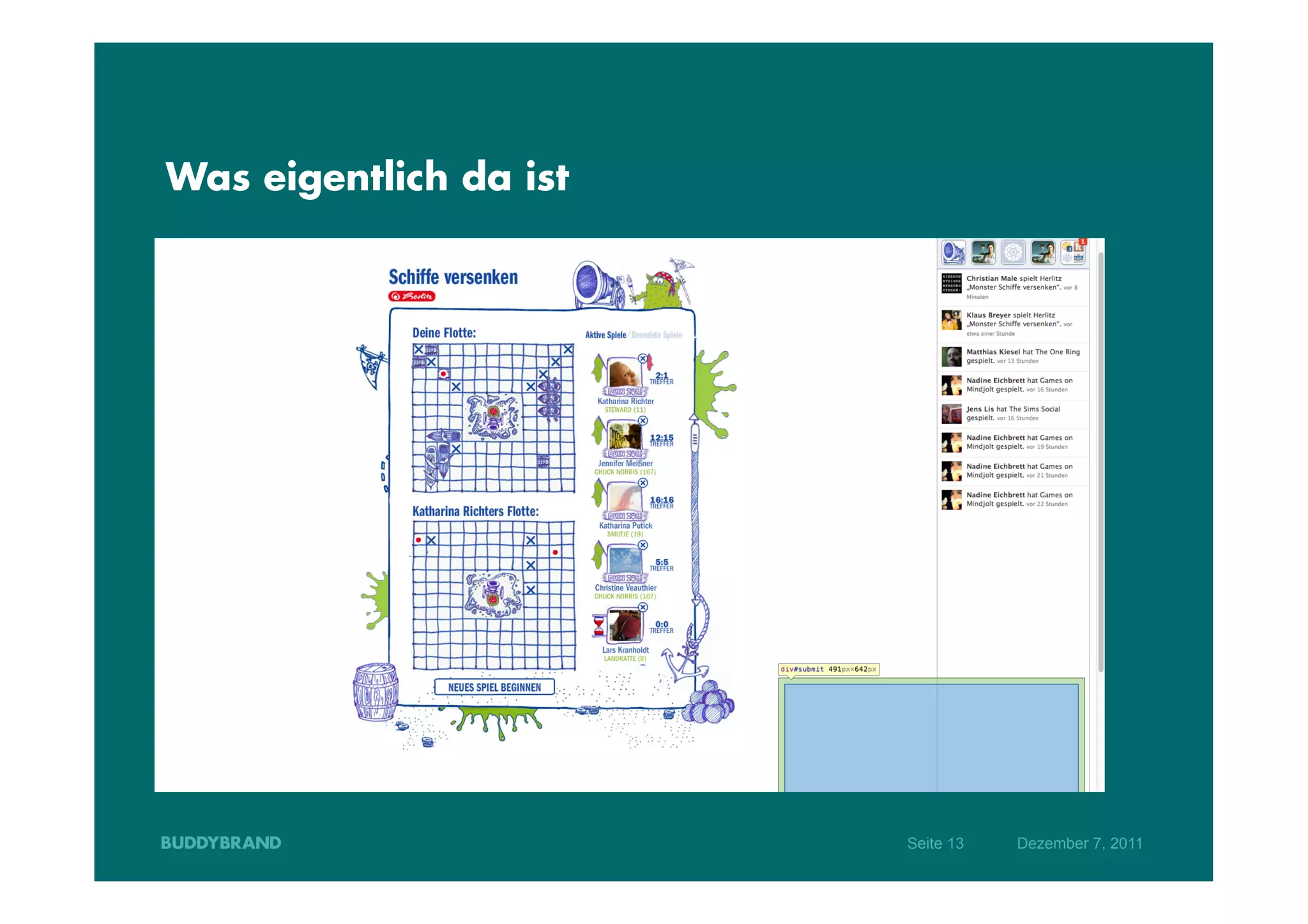 Was eigentlich da ist




                        Seite 13   Dezember 7, 2011
 