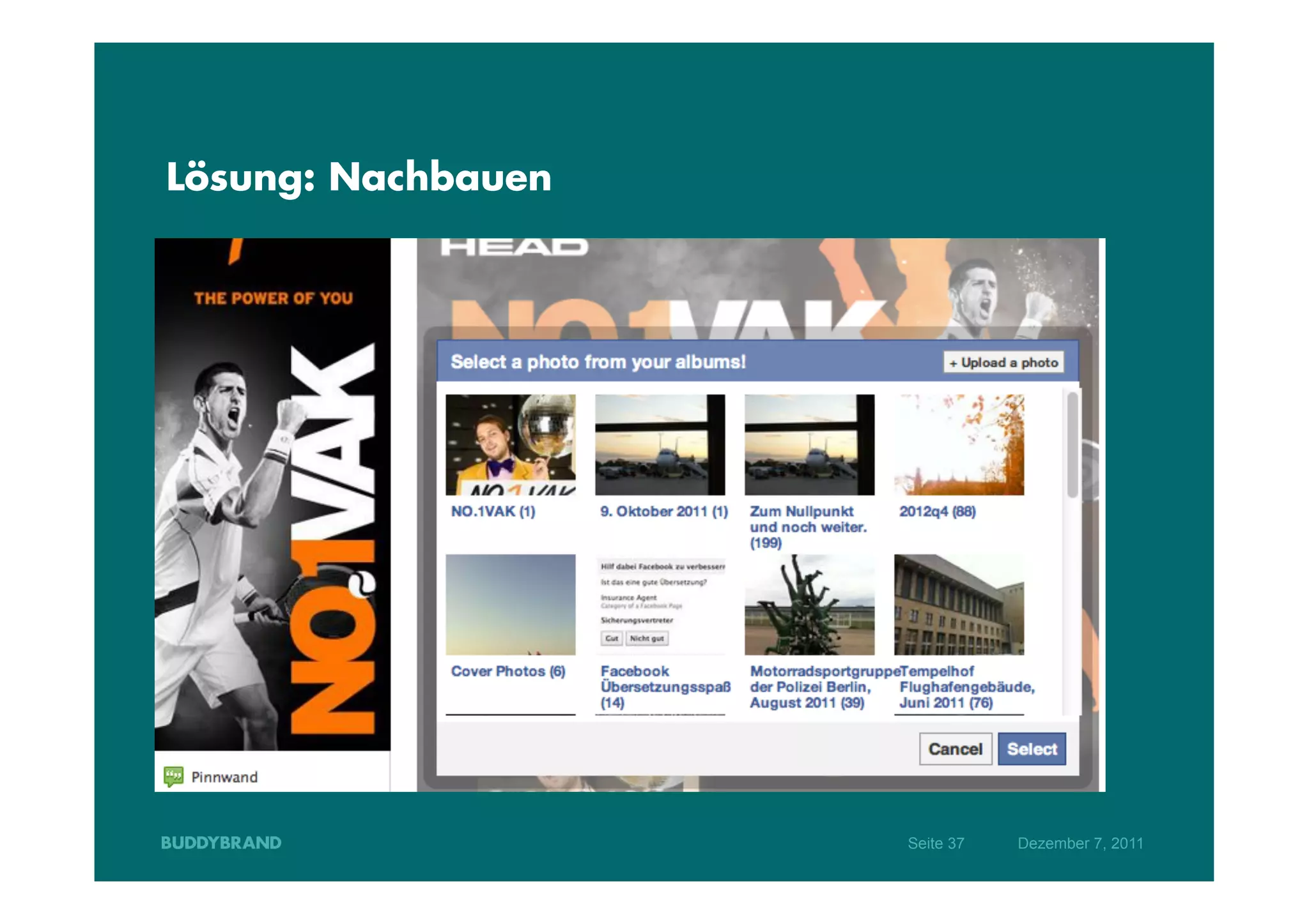 Lösung: Nachbauen




                    Seite 37   Dezember 7, 2011
 