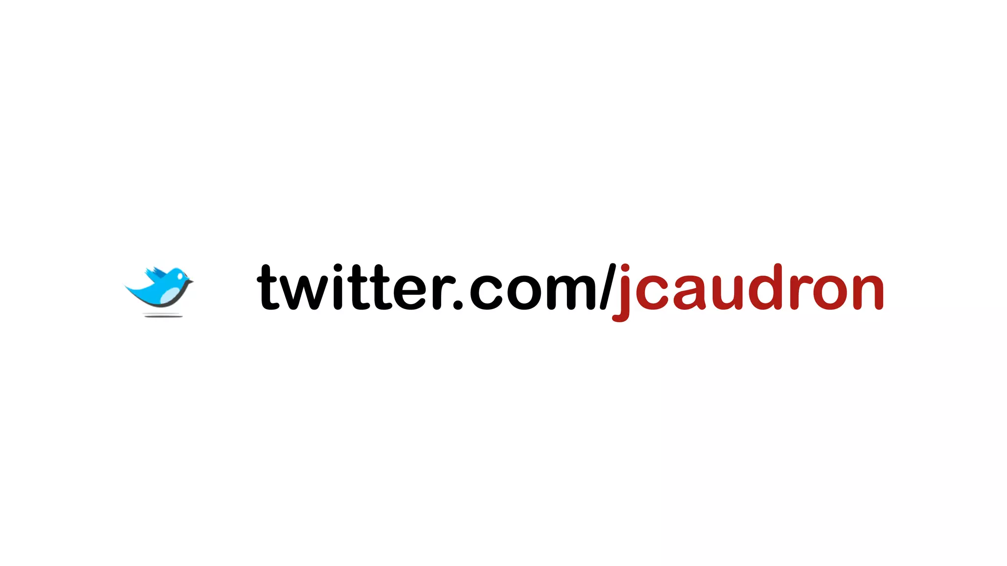 twitter.com/jcaudron
 