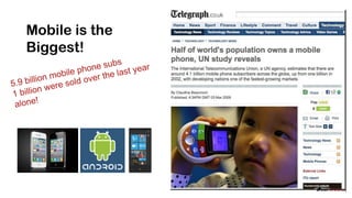 Mobile is the
Biggest!
 