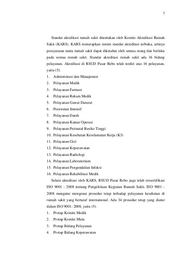 LAPORAN PKPA DI RSUD PASAR REBO JAKARTA TIMUR