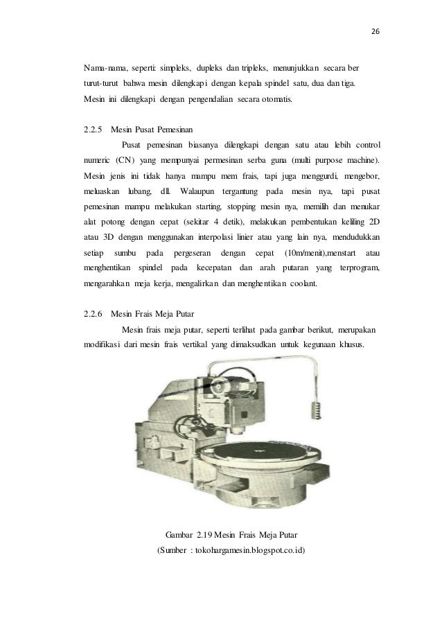 Pemesinan Konvensional
