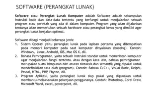 Software Computer Contoh Comprehensive Overview of Computer Systems and Classifications | PPTX