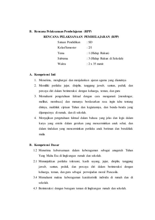 Pkn kelas 2 tema 1 sub 4
