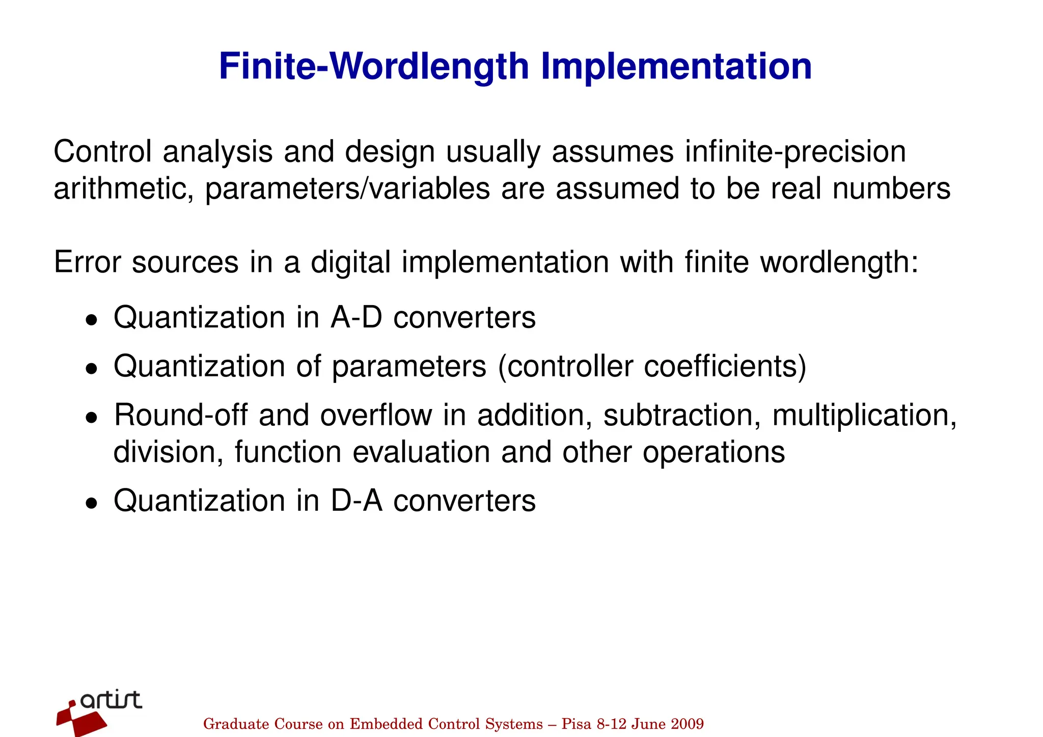 Fix Point Implementation of Control Algorithms | PDF