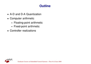 Fix Point Implementation of Control Algorithms | PDF