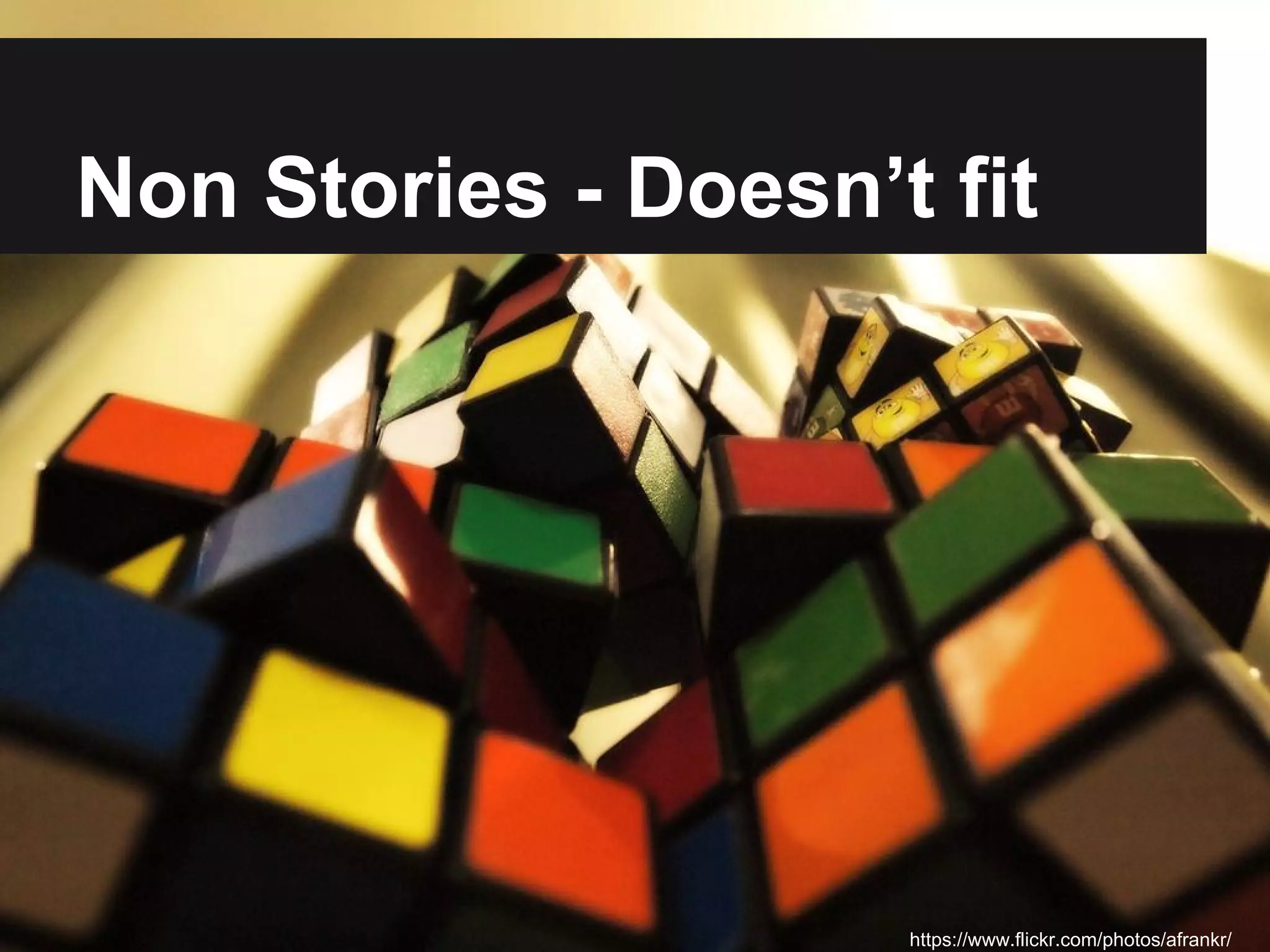 Non Stories - Doesn’t fit 
https://www.flickr.com/photos/afrankr/ 
 