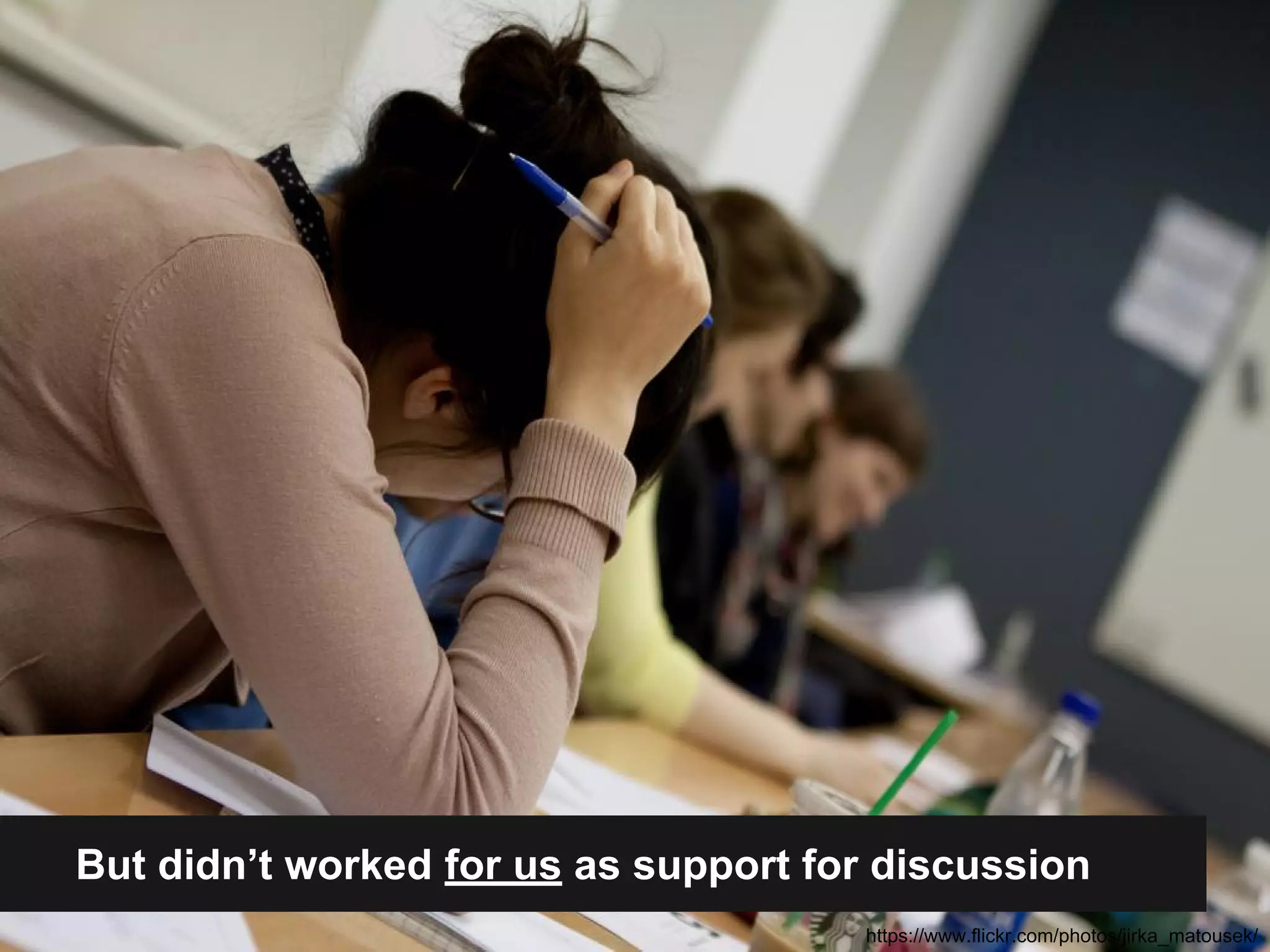 But didn’t worked for us as support for discussion 
https://www.flickr.com/photos/jirka_matousek/ 
 