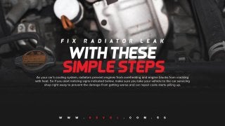 Fix Radiator Leak With These Simple Steps