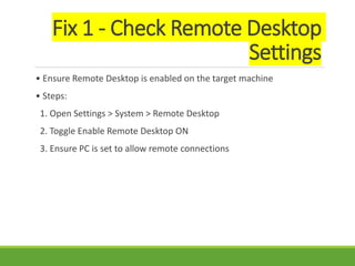 Fix Microsoft Remote Desktop Error 0x204 – Top 5 Solutions | PDF