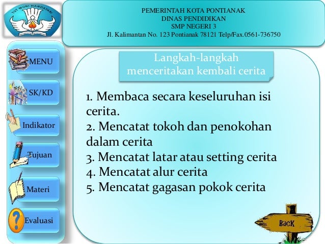 Menceritakan Kembali Cerita Anak yang Dibaca