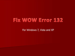 For Windows 7, Vista and XP
 