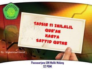 LOGO
Pascasarjana UIN Maliki Malang
S2 PGMI
By : Muhammad Hamdi
 