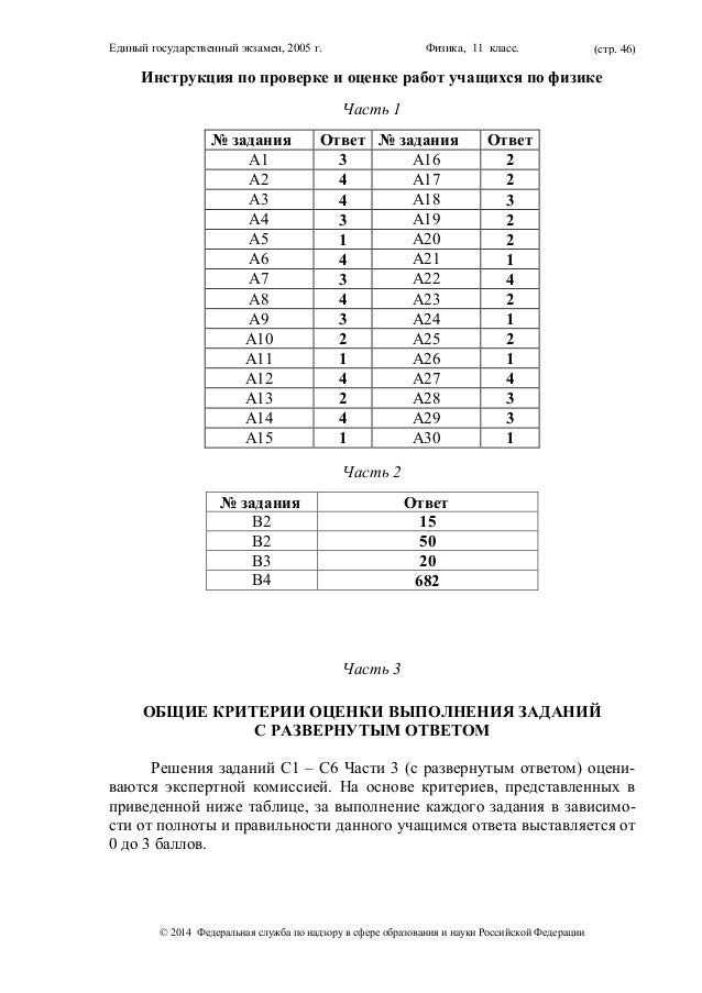 Егэ Физика 2006