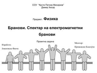 Spektar na electromagnetni branovi | PPT